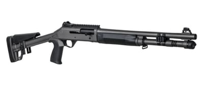 Panzer M4 Tactical 12 Gauge 18.5" Shotgun w/ Fixed Skeleton Stock, Grey - $439.99 