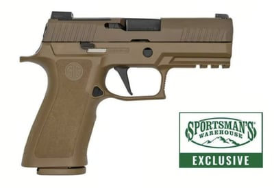 Sig Sauer P320 XCARRY 9mm 3.9" Coyote Tan 10+1 Rounds - $416.97  (Free S/H over $75 or Free store pickup)