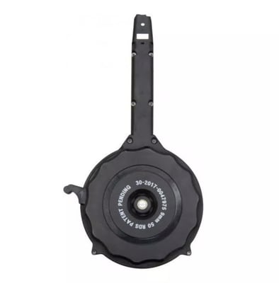 RWB 9mm Drum Magazine Black 50rd Gen 2 Fits Glock 17, 19, 26, 34 - $37.99 (S/H $19.99 Firearms, $9.99 Accessories)
