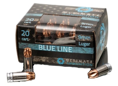 Ultimate BLUE LINE 9mm +P 90 Grain LEHIGH FTM-EXD SC Ammunition - 20 Rounds - $14.98 