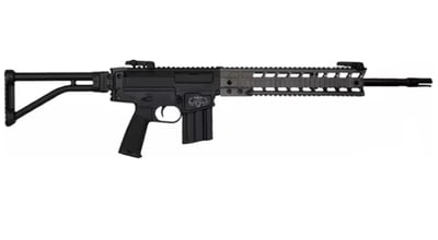 Brigade Manufacturing Makasi 5.56x45mm FAL-AR15 Hybrid Rifle 16" Barrel 12" Quad Rail Tungsten Cerakote - $1299 
