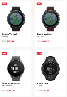 Suunto Back to School Sales + FREE Shipping