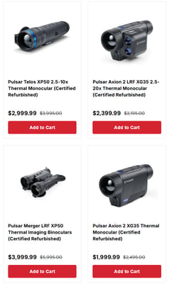 Additional 25% OFF Pulsar - Certified Refurbished - Use code "FCPR25" (Free S/H)