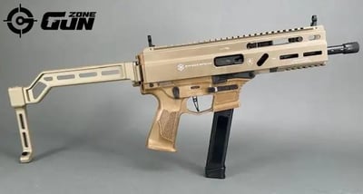 FREE Shipping! Grand Power Stribog FDE SP9A3G 9mm – Glock Mag Compatible with FDE A3 Tactical Brace (Layaway & Financing Available!) GZD Exclusive!- $1159 Shipped! 