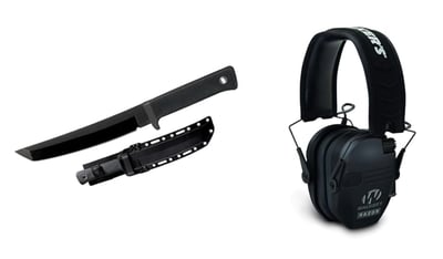 Cold Steel 7" Recon Tanto Knife and Walker's Razor Slim Electronic Muff Bundle - $52.09 + FREE Shipping