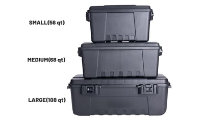 Plano Sportsman Trunk with Wheels 108-Quart, Lockable Storage Box, Rolling Sportsman Trunk, Heavy-Duty Large Black - $34.99 + FREE Shipping