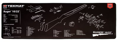 TekMat Ultra Cleaning Mat for use with Ruger 10/22 , Black, 15" x 44" - $18.88 + FREE Shipping