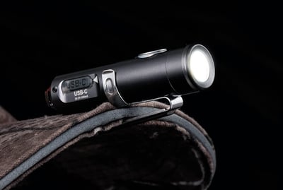 RovyVon A3 Gen 4 Keychain Flashlight Super Bright 650 Lumens, USB C Rechargeable Water-Resistant, Lightweight (Gun Grey) - $16.91 + FREE Shipping