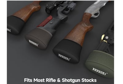 Feyachi Recoil Pad for Shotgun Gel Filled Slip On Shock Absorbing Non-Slip Rifle Buttstock (Black, Wood, Green) - $12.99 + FREE Shipping