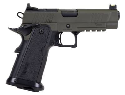Tisas 1911 Carry Double Stack 4.25" 9mm 18rd Pistol, ODG/BLK - $599.99 
