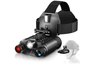 Dsoon Night Vision Goggles, Upgraded Rechargeable Head-Mounted 32GB TF Card 1312FT, 8X Digital Zoom - $128.99 + FREE Shipping