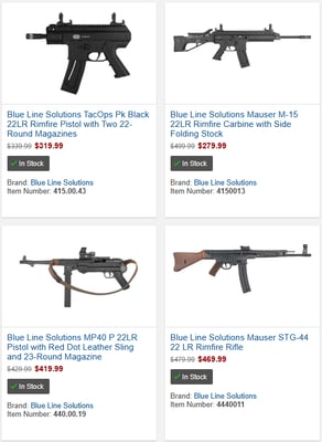 Blue Line Solutions Sale @ Sportsman's Outdoor Superstore (Free S/H on Firearms)