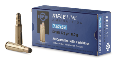 PPU, 7.62x39mm, SP, 123 Grain, 20 Rounds - $10.25 (Buyer’s Club price shown - all club orders over $49 ship FREE)