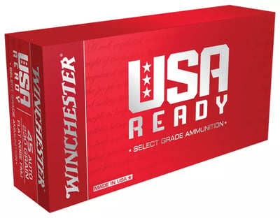 Winchester USA Ready .45 ACP 230 Grain FMJ-FN 50 Rounds - $21.98 (Free S/H over $50)