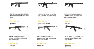 Back in Stock - Palmetto State Armory Branded Firearms
