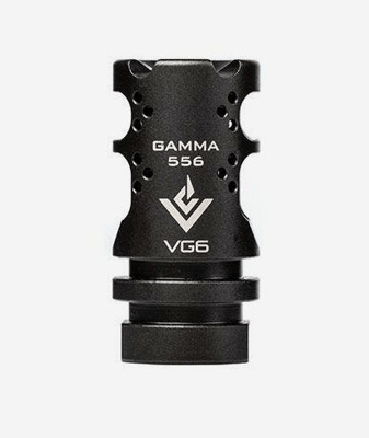 Aero Precision VG6 Precision 1/2-28 Gamma 5.56 Muzzle Device Black - $53.99