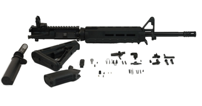 PSA 16" Midlength 5.56 NATO 1:7 Nitride MOE Freedom Rifle Kit With Rear MBUS - 516444570 - $549.99