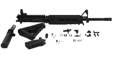 PSA 16" Midlength 5.56 NATO 1:7 Nitride MOE Freedom Rifle Kit With Rear MBUS - 516444570 - $329.99
