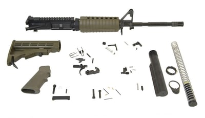 PSA 16" Carbine-Length 5.56 NATO 1/7 Phos M4 Classic Rifle Kit, ODG - $349.99 