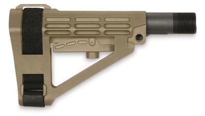 SB Tactical SBA4 5-position Pistol Stabilizing Brace, FDE - $96.99 w/code "ULTIMATE20" (Buyer’s Club price shown - all club orders over $49 ship FREE)