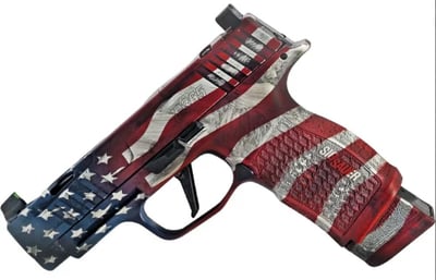 Sig Sauer Blown Deadline Custom P365 XL 9mm 3.7" 12rd Semi-Auto Pistol Patriotic Cerakote - $779 