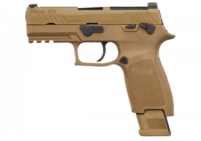 Sig Sauer M18 Commercial 9mm 3.9" Siglite 2 mags 17rd & 21rd Coyote - $566 