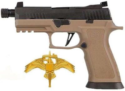 Sig Sauer P320 X Carry 9mm Pistol 4.6" 21rds, Two Tone Coyote - $799.99 