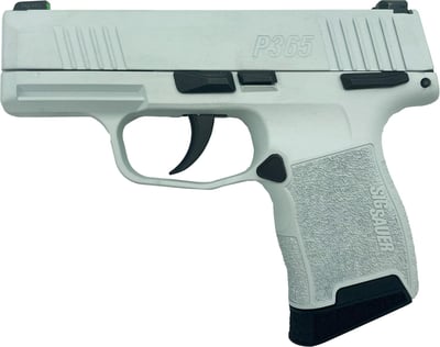 Sig Sauer P365 Whiteout 9mm 3.1" Barrel 10-Rounds GrabAGun Exclusive - $549.99 ($9.99 S/H on Firearms / $12.99 Flat Rate S/H on ammo)