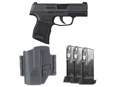 Sig Sauer P365 9mm 3.1" Optic Ready TacPac w/ Holster and Three 12-Rnd Magazines - $469.99 