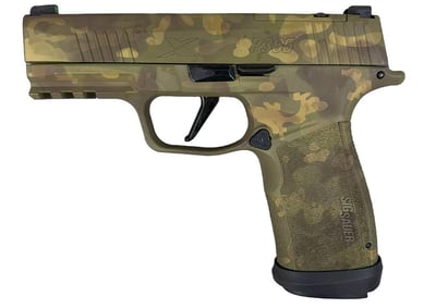 Sig Sauer P365-XMACRO TACOPS 9mm 3.7" 17-Rds Optic Ready Pistol with Green Multi Camo Finish and Four Magazines - $859.99 (Free S/H on Firearms)