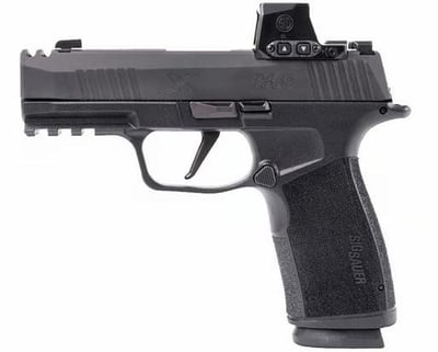Sig Sauer P365X Macro Comp Handgun 9mm Luger 17rd magazines (2) 3.1″ Barrel Black with Romeo-X Red Dot - $944.48 with code NOFEES 