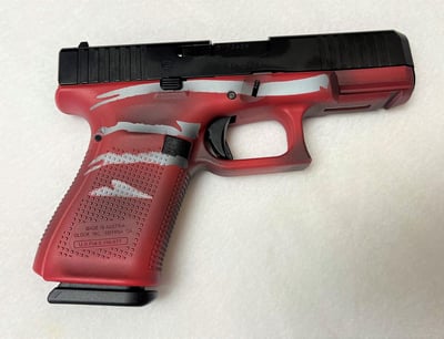 Skydas Gear Glock 19 Gen 5 Red/Black 9mm 4.02" Barrel 15-Rounds - $509 (grab a quote) ($9.99 S/H on Firearms / $12.99 Flat Rate S/H on ammo)