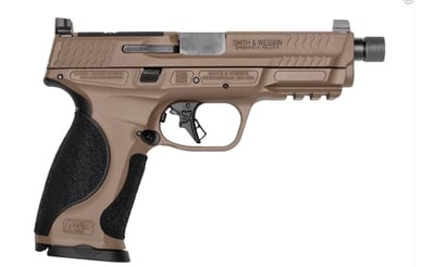 Smith & Wesson M&P 2.0 Metal 9mm 4.625" Threaded Barrel, 2- 17rd Magazines FDE - $699.99 