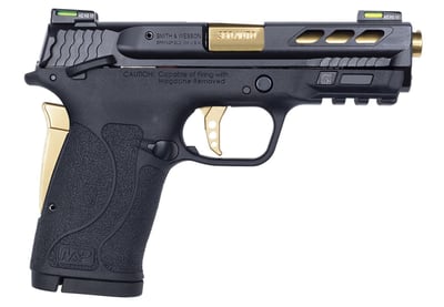 Smith & Wesson M&P 380 Shield EZ M2.0 Performance Center 380 ACP 3.8" Gold Ported Barrel - $485.40 + Free Shipping