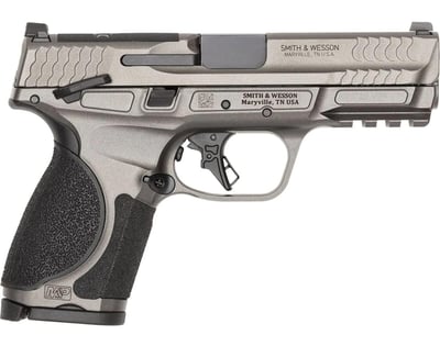 Smith & Wesson M&P9 M2.0 Metal OR Compact 9mm 4"BBL (2)10RD Gray CA Compl - $759.99