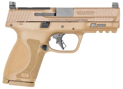 Smith & Wesson M&P9 M2.0 9mm 4" 15-Rds Optics Ready FDE Compact Series - $549.99 + Free Shipping 