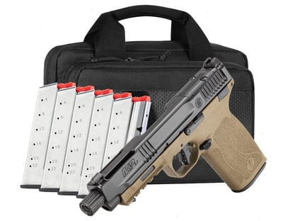 Smith and Wesson M&P5.7 FDE / Black 5.7x28 5" Barrel 22-Round 6 Mag - $598.99 + Free Shipping