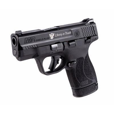 Smith and Wesson M&P 9 Shield Plus 9mm 3.1" Barrel 13-Rounds TS Liberty or Death - $384.99 ($9.99 S/H on Firearms / $12.99 Flat Rate S/H on ammo)