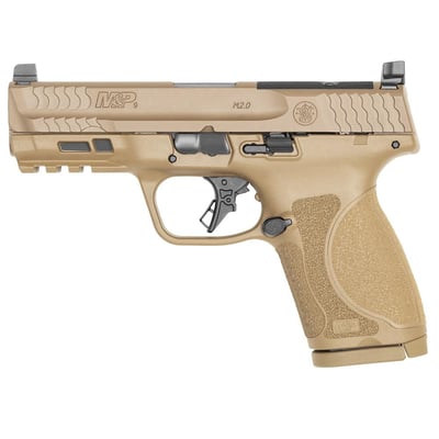 Smith & Wesson M&P 9 M2.0 Compact OR FDE 9mm 4" Barrel 15-Rounds NMS - $531.99 (click the Email For Price button to get this price) 