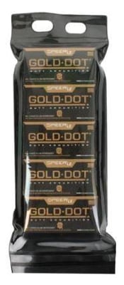 Speer Gold Dot 9mm 115 Gr HP Battle Pack - Up To 75 Years Shelf Life! (250 Rounds) - $129.24 after Code: "6P2026" 