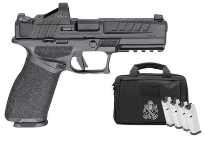Springfield Armory Echelon 4.5F Gear-Up Bundle, 9mm, 4.5" Barrel, 5 Magazines, 3-Dot Irons w/ Viridian RFX11 Green Dot, Pistol - $499.99 