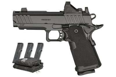 Springfield 1911 DS Prodigy Comp 9mm 4.25" 17-rd / 20-rd Gear Pac with Viridian RFX-11 Green Dot, Four Mags and Pistol Bag - $1299.99  (Free S/H on Firearms)