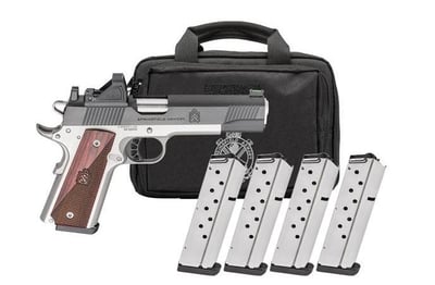 Springfield Armory Ronin 1911 Gear Pac Blued / Stainless .45 ACP 5" Barrel 8-Rounds w/ Viridian RFX11, 4 Mags - $799.99 (Grab a Quote)