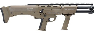 Standard Manufacturing DP12 Flat Dark Earth 12 GA 18.75" Barrel 10-Rounds 3" with Manual Safety - $1270.99