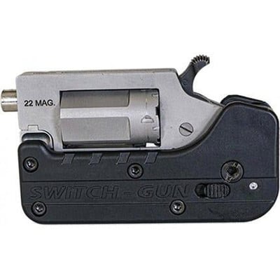 Standard Manufacturing Switch-Gun Silver .22 Mag .88" Barrel 5-Rounds - $409.99.00 ($9.99 S/H on Firearms / $12.99 Flat Rate S/H on ammo)