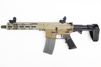 Zaviar Firearms 5.56 Nato 'Operator Series' 10.5" Nitride Complete Pistol / 1:7 Twist / SB PDW / 10"Mlok Handguard/ Stealth Desert Edition - $769.99 w/code "ZAVIAR" 