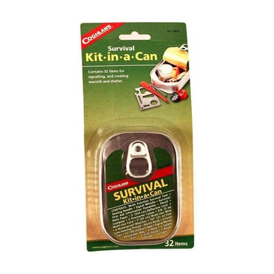 Survival Kit in a Can (33 pieces) - $12.25 (Free S/H over $99)
