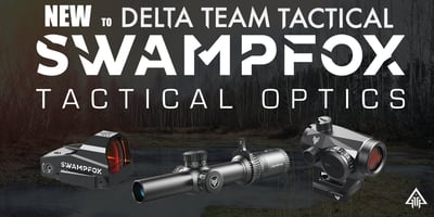 Swampfox Optics New to Delta Team Tactical Starting At $48.99