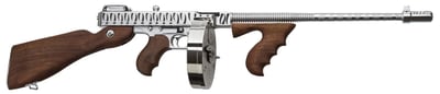 THOMPSON 1927A-1 Deluxe Carbine (Tommy Gun) 45 ACP 16.5" 50rd Rifle Chrome Tiger Stripe - $2999.99