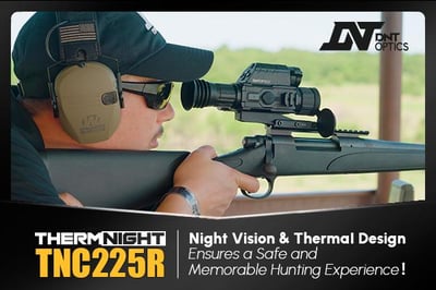 DNT Optics ThermNight TNC225R Thermal & Night Vision Multispectral Scope with Laser Rangefinder and Ballistic Calculator - $1099.99 